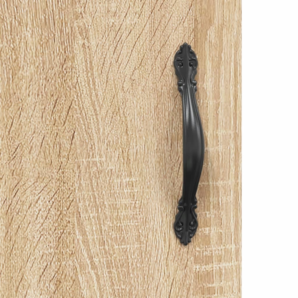 Veggskap sonoma eik 60x31x60 cm konstruert tre