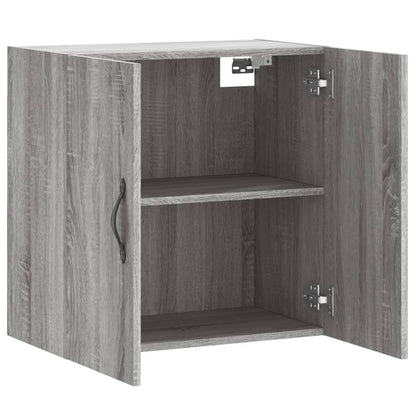 Veggskap grå sonoma 60x31x60 cm konstruert tre