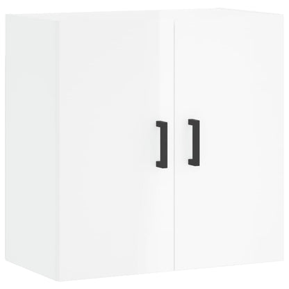 Veggskap høyglans hvit 60x31x60 cm konstruert tre