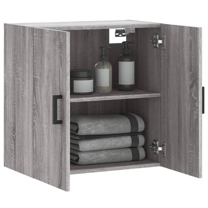 Veggskap grå sonoma 60x31x60 cm konstruert tre