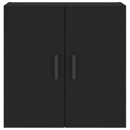 Veggskap svart 60x31x60 cm konstruert tre