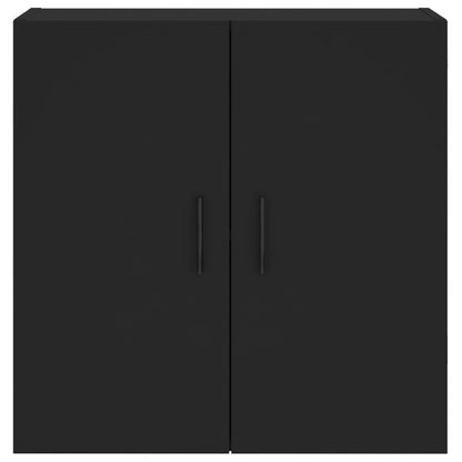 Veggskap svart 60x31x60 cm konstruert tre