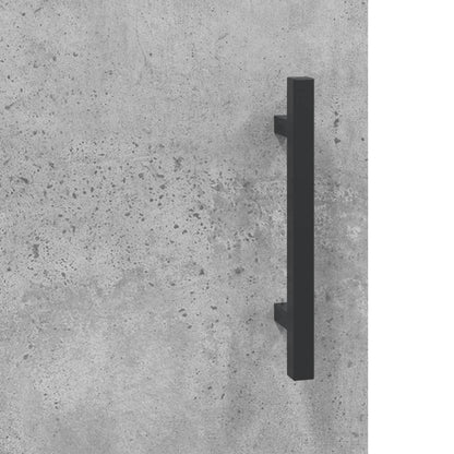 Veggskap betonggrå 60x31x60 cm konstruert tre