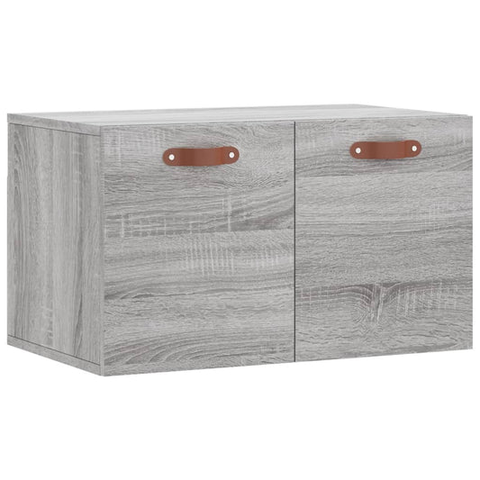 Veggskap grå sonoma 60x36,5x35 cm konstruert tre