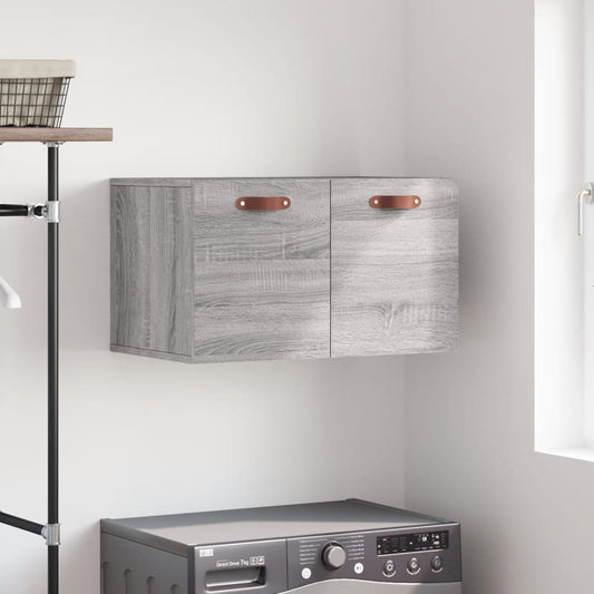 Veggskap grå sonoma 60x36,5x35 cm konstruert tre