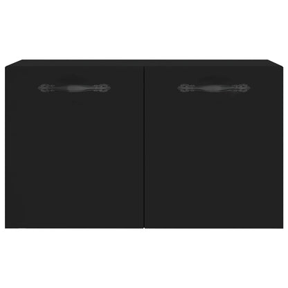 Veggskap svart 60x36,5x35 cm konstruert tre