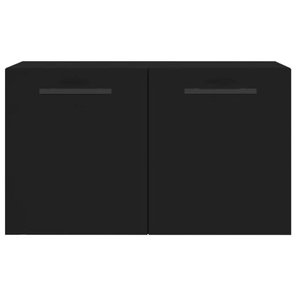 Veggskap svart 60x36,5x35 cm konstruert tre