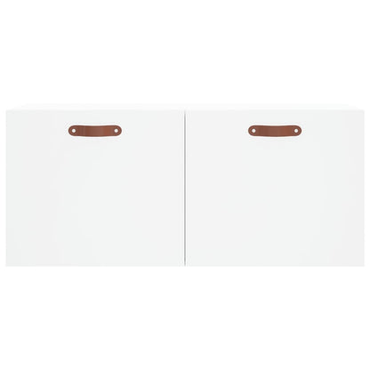 Veggskap hvit 80x36,5x35 cm konstruert tre
