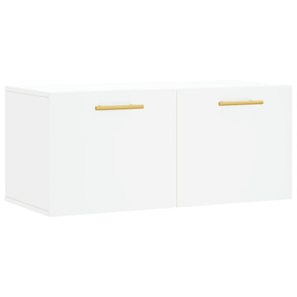 Veggskap hvit 80x36,5x35 cm konstruert tre