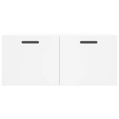 Veggskap hvit 80x36,5x35 cm konstruert tre