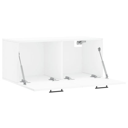 Veggskap hvit 80x36,5x35 cm konstruert tre