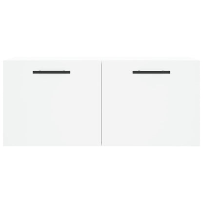Veggskap hvit 80x36,5x35 cm konstruert tre