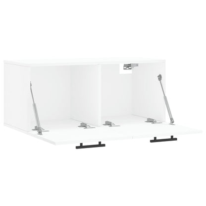 Veggskap hvit 80x36,5x35 cm konstruert tre