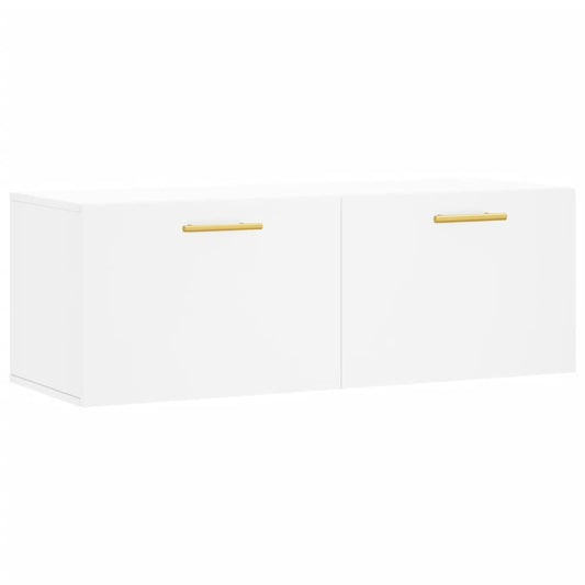 Veggskap hvit 100x36,5x35 cm konstruert tre