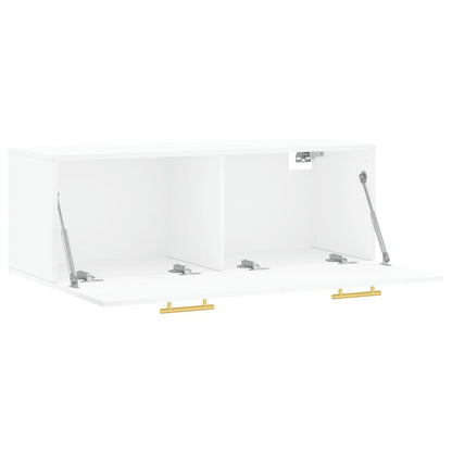 Veggskap hvit 100x36,5x35 cm konstruert tre