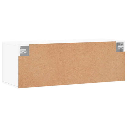 Veggskap hvit 100x36,5x35 cm konstruert tre