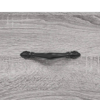 Veggskap grå sonoma 100x36,5x35 cm konstruert tre