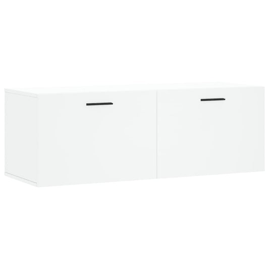 Veggskap hvit 100x36,5x35 cm konstruert tre