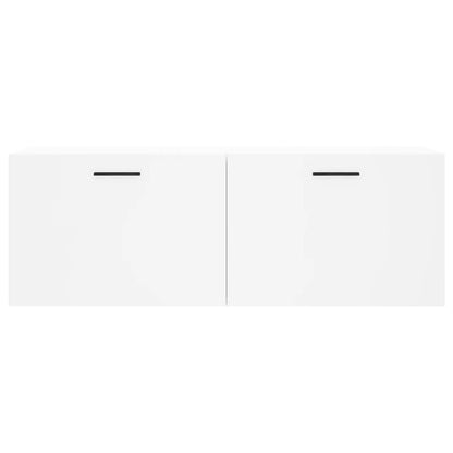Veggskap hvit 100x36,5x35 cm konstruert tre