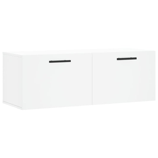Veggskap hvit 100x36,5x35 cm konstruert tre