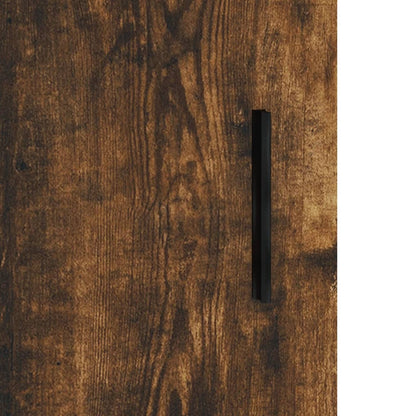 Veggskap røkt eik 69,5x34x90 cm konstruert tre