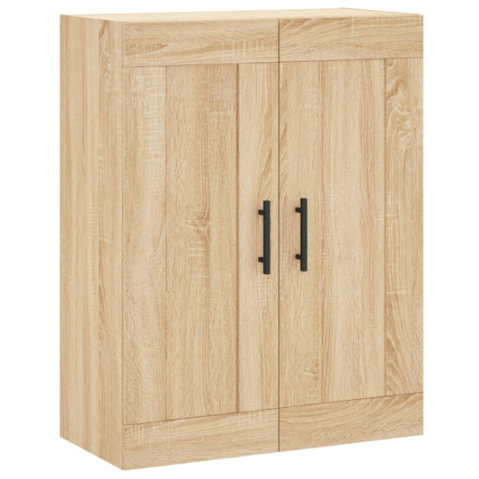 Veggskap sonoma eik 69,5x34x90 cm konstruert tre