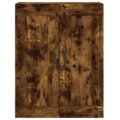 Veggskap røkt eik 69,5x34x90 cm konstruert tre