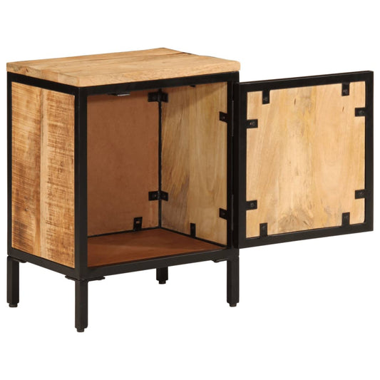 Nattbord 40x30x52,5 cm grovt heltre mangotre