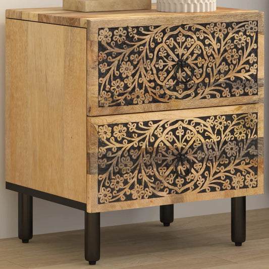 Nattbord 40x33x46 cm heltre mango