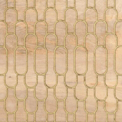 Nattbord 2 stk 40x33x46 cm heltre mango