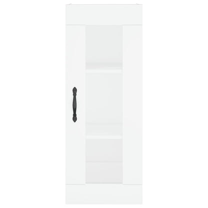 Veggskap hvit 34,5x34x90 cm
