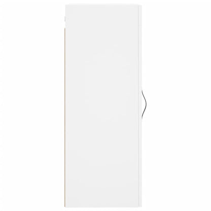 Veggskap hvit 34,5x34x90 cm