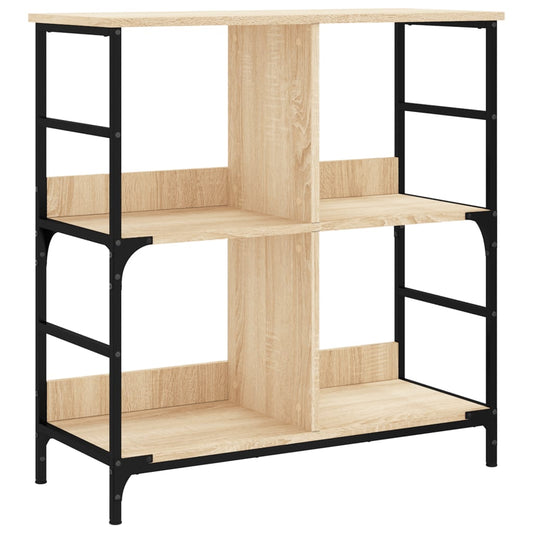 Bokhylle sonoma eik 78,5x33x82 cm konstruert tre
