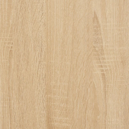 Bokhylle sonoma eik 78,5x33x117,5 cm konstruert tre
