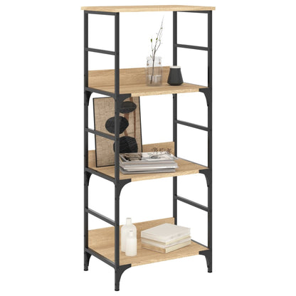 Bokhylle sonoma eik 50x33x117,5 cm konstruert tre