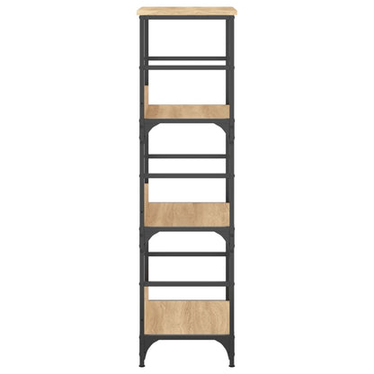 Bokhylle sonoma eik 50x33x117,5 cm konstruert tre