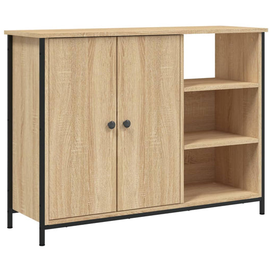 Skjenk sonoma eik 100x33x75 cm konstruert tre