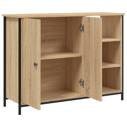 Skjenk sonoma eik 100x33x75 cm konstruert tre