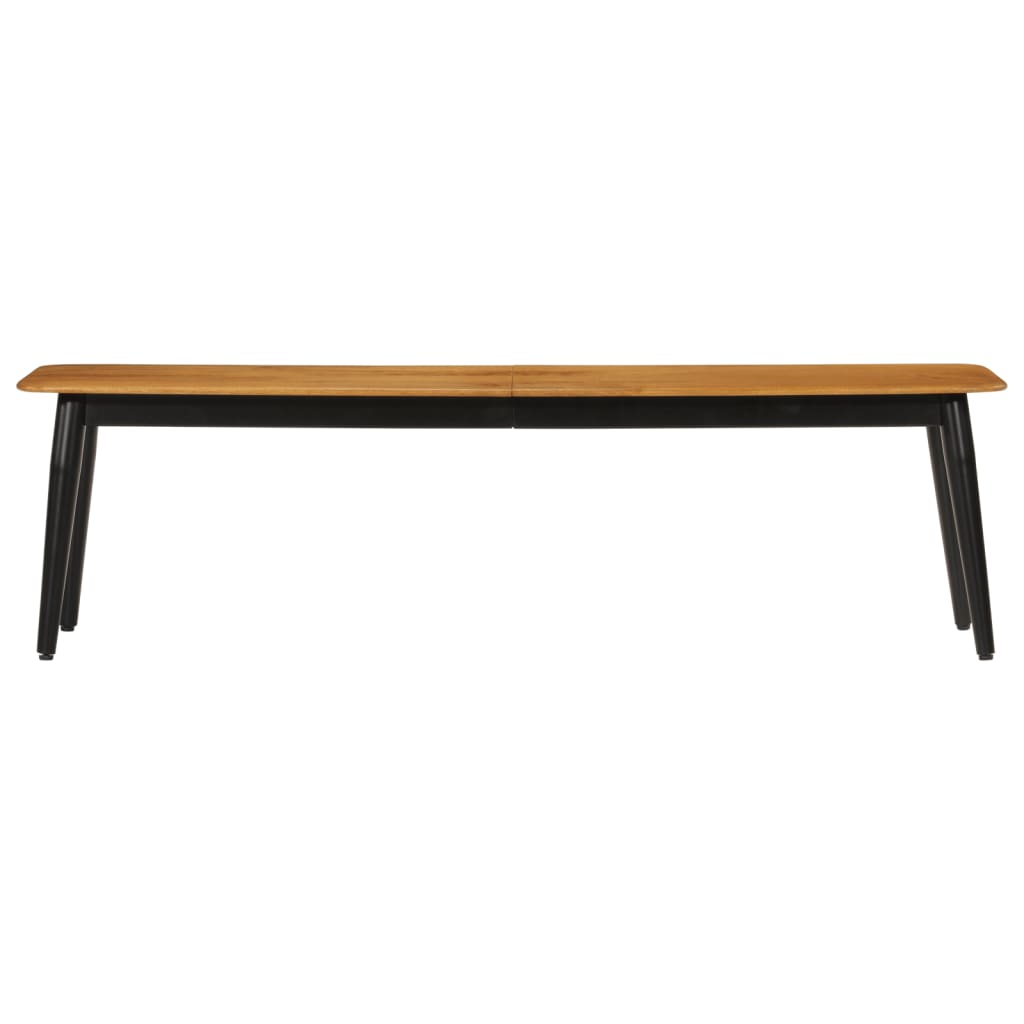 Benk 160x40x45 cm heltre mango og jern