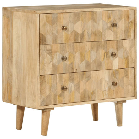 Kommode 70x35x70 cm heltre mango