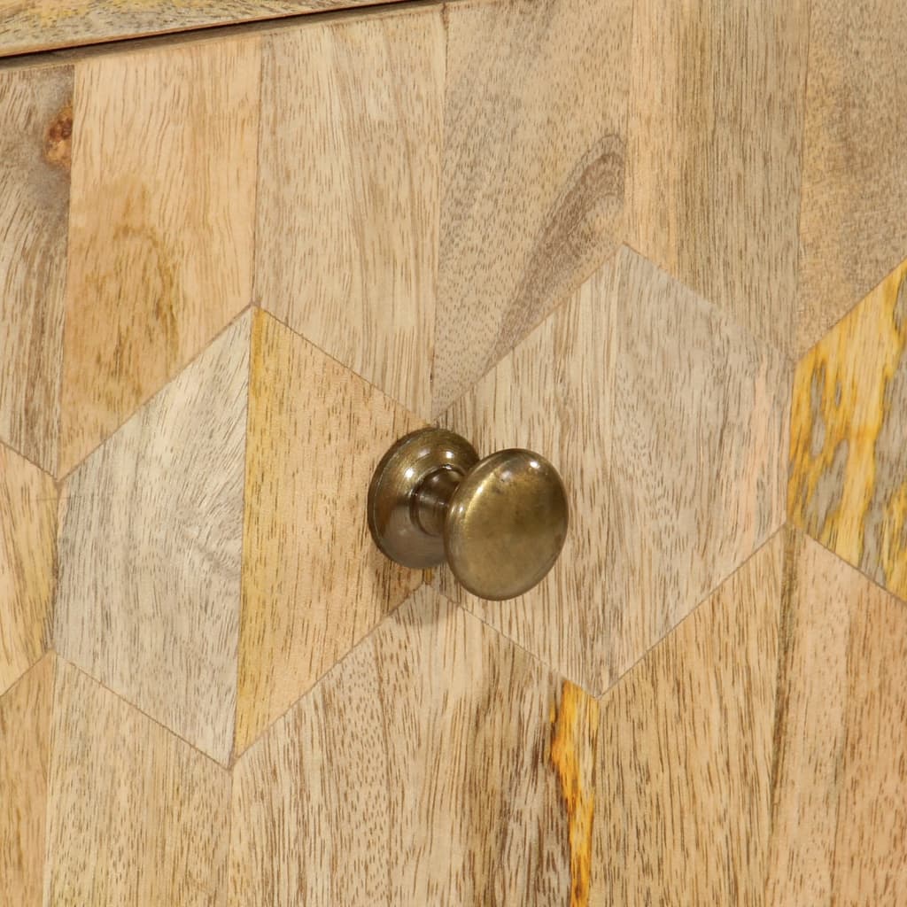 Kommode 70x35x70 cm heltre mango