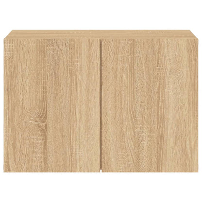 Veggmontert TV-benk sonoma eik 60x30x41 cm