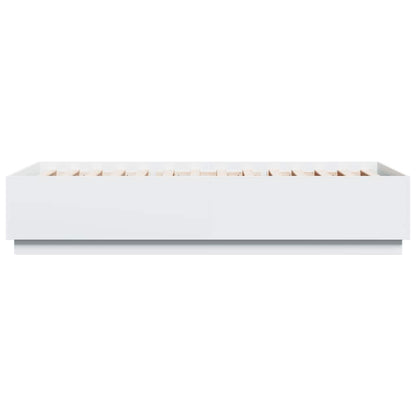 Sengeramme hvit 100x200 cm konstruert tre