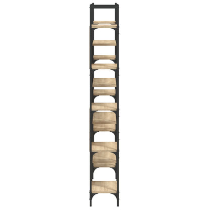 Bokhylle sonoma eik 155,5x24x166,5 cm konstruert tre