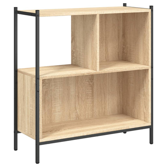 Bokhylle sonoma eik 72x28x77,5 cm konstruert tre