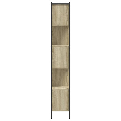 Bokhylle sonoma eik 102x28x172 cm konstruert tre