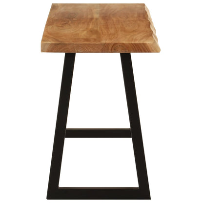 Benk med naturlig kant 105 cm heltre akasie
