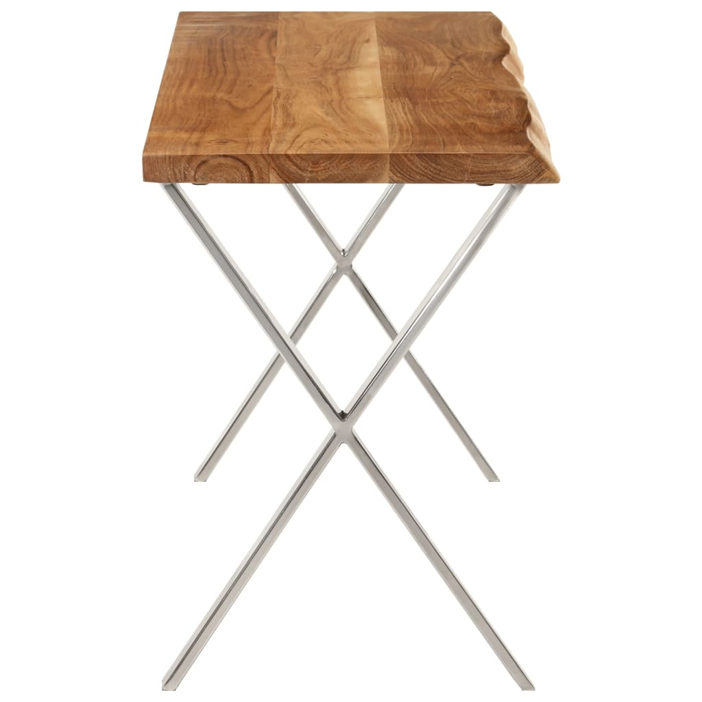 Benk med naturlig kant 105 cm heltre akasie