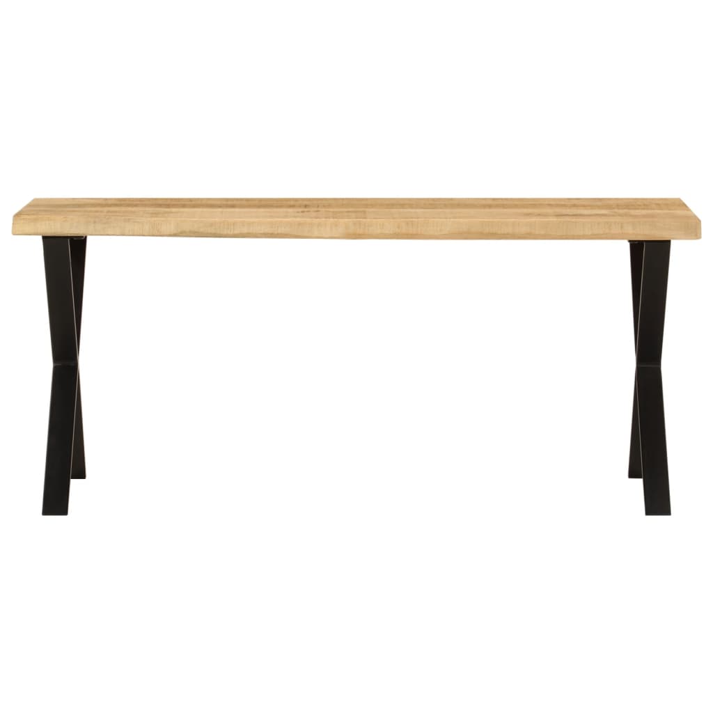 Benk med naturlig kant 105 cm heltre mango