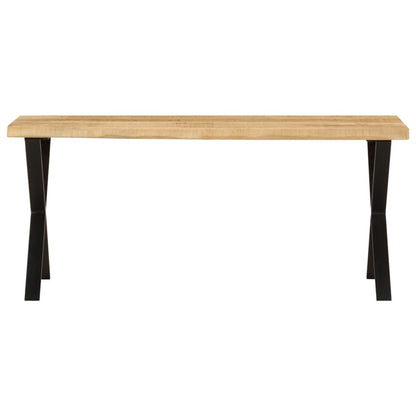 Benk med naturlig kant 105 cm heltre mango